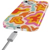 image:imageCasely iPhone 15 Case  Wild at Heart  Tiger  Compatible with MagSafe  Classic Ultra Thin DesignTropical Color Splash  Abstract Retro
