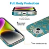 image:imageCasely iPhone 15 Case  Wild at Heart  Tiger  Compatible with MagSafe  Classic Ultra Thin DesignVan Gogh  Almond Blossom Floral