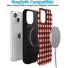 image:imageCasely iPhone 15 Plus Case  Checked Twice  Red Plaid  Bold Protective Design  MagSafe Compatible Design