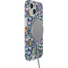 image:imageCasely iPhone 15 Plus Case  Full Bloom  Navy Floral  Compatible with MagSafe  Classic Ultra Slim Design