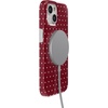 image:imageCasely iPhone 15 Plus Case  On the Dot  Maroon Polka Dot  Compatible with MagSafe  Classic Ultra Slim Design