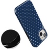image:imageCasely iPhone 15 Plus Case  On the Dot  Navy Polka Dot  Compatible with MagSafe  Classic Ultra Slim Design
