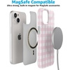 image:imageCasely iPhone 15 Plus Case  Pink Plaid  Sunday Best  Compatible with MagSafe  Classic Ultra Slim Design