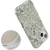 image:imageCasely iPhone 15 Plus Case  Sage Garden  Green Floral  Compatible with MagSafe  Classic Ultra Slim Design