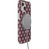 image:imageCasely iPhone 15 Plus Case  Spotted in SoHo  Burgundy Polka Dot  Compatible with MagSafe  Classic Ultra Slim Design