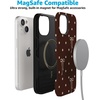image:imageCasely iPhone 15 Plus Case  Teddy Bows  Brown Polka Dot  Bold Protective Design  MagSafe Compatible Design