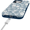 image:imageCasely iPhone 15 Pro Case  Afternoon Tea  Blue Floral  Bold Protective Design  Compatible with MagSafe