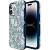 image:imageCasely iPhone 15 Pro Case  Afternoon Tea  Blue Floral  Bold Protective Design  Compatible with MagSafe