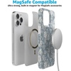image:imageCasely iPhone 15 Pro Case  Afternoon Tea  Blue Floral  Compatible with MagSafe  Classic Ultra Thin Design