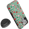 image:imageCasely iPhone 15 Pro Case  All Decked Out  Festive Ornaments  Bold Protective Design  MagSafe Compatible Design
