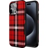 image:imageCasely iPhone 15 Pro Case  As if  Red Plaid  Bold Protective Design  MagSafe Compatible Design