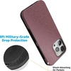image:imageCasely iPhone 15 Pro Case  Bordeaux Rose  Moody Monochrome  Bold Protective Design  Compatible with MagSafe