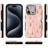 image:imageCasely iPhone 15 Pro Case  Bubblegum Forest  Christmas Tree  Bold Protective Design  MagSafe Compatible Design