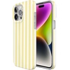 image:imageCasely iPhone 15 Pro Case  Butter Yellow Stripes  Sunday Best  Compatible with MagSafe  Classic Ultra Thin Design