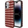 image:imageCasely iPhone 15 Pro Case  Checked Twice  Red Plaid  Bold Protective Design  MagSafe Compatible Design