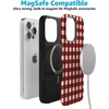 image:imageCasely iPhone 15 Pro Case  Checked Twice  Red Plaid  Bold Protective Design  MagSafe Compatible Design