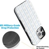 image:imageCasely iPhone 15 Pro Case  Cottage Stripe  Blue Floral  Bold Protective Design  Compatible with MagSafe