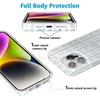 image:imageCasely iPhone 15 Pro Case  Cottage Stripe  Blue Floral  Compatible with MagSafe  Classic Ultra Thin Design