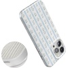 image:imageCasely iPhone 15 Pro Case  Cottage Stripe  Blue Floral  Compatible with MagSafe  Classic Ultra Thin Design