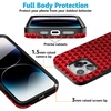 image:imageCasely iPhone 15 Pro Case  Crazy in Love  Red Hearts  Bold Protective Design  MagSafe Compatible Design