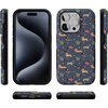 image:imageCasely iPhone 15 Pro Case  Dashing Doxies  Dachshund Dog  Bold Protective Design  MagSafe Compatible Design