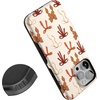 image:imageCasely iPhone 15 Pro Case  Fall Girlie  Pumpkin Spice Bows  Bold Protective Design  MagSafe Compatible Design