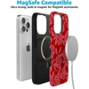image:imageCasely iPhone 15 Pro Case  Final Rose  Red amp Pink Floral  Bold Protective Design  MagSafe Compatible Design