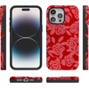 image:imageCasely iPhone 15 Pro Case  Final Rose  Red amp Pink Floral  Bold Protective Design  MagSafe Compatible Design