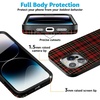 image:imageCasely iPhone 15 Pro Case  Fireside Flannel  Signature Plaid  Bold Protective Design  MagSafe Compatible Design