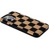 image:imageCasely iPhone 15 Pro Case  Fit Check  Black amp Brown Checkerboard  Bold Protective Design  MagSafe Compatible Design