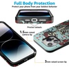 image:imageCasely iPhone 15 Pro Case  Forever Grateful  Grateful Dead Skeleton Floral  Bold Protective Design  Compatible with MagSafe