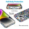 image:imageCasely iPhone 15 Pro Case  Full Bloom  Navy Floral  Compatible with MagSafe  Classic Ultra Slim Design