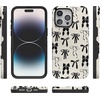 image:imageCasely iPhone 15 Pro Case  Goth Girlie  Black Bows  Bold Protective Design  Compatible with MagSafe