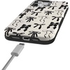 image:imageCasely iPhone 15 Pro Case  Goth Girlie  Black Bows  Bold Protective Design  Compatible with MagSafe