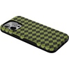 image:imageCasely iPhone 15 Pro Case  Harlequin Wicked Diamond  Black and Green  Bold Protective Design  MagSafe Compatible Design