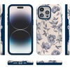 image:imageCasely iPhone 15 Pro Case  Ink amp Iris  Vintage Floral  Bold Protective Design  Compatible with MagSafe