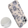 image:imageCasely iPhone 15 Pro Case  Ink amp Iris  Vintage Floral  Compatible with MagSafe  Classic Ultra Slim Design