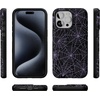 image:imageCasely iPhone 15 Pro Case  Midnight Web  Spider Web  Bold Protective Design  Compatible with MagSafe