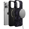 image:imageCasely iPhone 15 Pro Case  Midnight Web  Spider Web  Bold Protective Design  Compatible with MagSafe