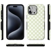 image:imageCasely iPhone 15 Pro Case  Mint Lattice  Sunday Best  Bold Protective Design  Compatible with MagSafe