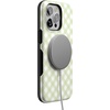 image:imageCasely iPhone 15 Pro Case  Mint Lattice  Sunday Best  Bold Protective Design  Compatible with MagSafe