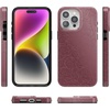 image:imageCasely iPhone 15 Pro Case  Moody Monochrome  Bordeaux Rose  Compatible with MagSafe  Classic Ultra Thin Design