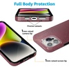 image:imageCasely iPhone 15 Pro Case  Moody Monochrome  Bordeaux Rose  Compatible with MagSafe  Classic Ultra Thin Design