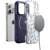 image:imageCasely iPhone 15 Pro Case  Nantucket Cottage  Blue Hydrangea  Bold Protective Design  Compatible with MagSafe