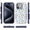 image:imageCasely iPhone 15 Pro Case  Nantucket Cottage  Blue Hydrangea  Bold Protective Design  Compatible with MagSafe