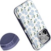 image:imageCasely iPhone 15 Pro Case  Nantucket Cottage  Blue Hydrangea  Bold Protective Design  Compatible with MagSafe