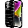 image:imageCasely iPhone 15 Pro Case  On the Dot  Black Polka Dot  Compatible with MagSafe  Classic Ultra Slim Design
