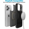 image:imageCasely iPhone 15 Pro Case  On the Dot  Black Polka Dot  Compatible with MagSafe  Classic Ultra Slim Design