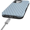 image:imageCasely iPhone 15 Pro Case  On the Dot  Blue amp Brown Polka Dot  Bold Protective Design  Compatible with MagSafe