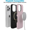 image:imageCasely iPhone 15 Pro Case  On the Dot  Pink amp Brown Polka Dot  Bold Protective Design  Compatible with MagSafe